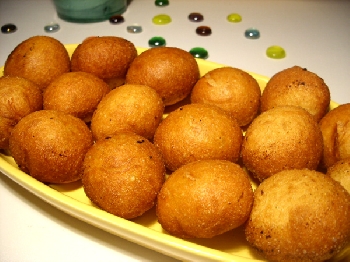 Boules de pâte farcis