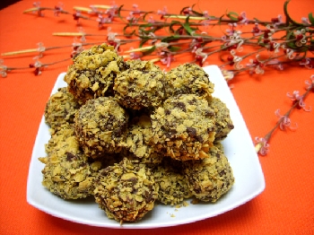 Boules au chocolat et corn flakes