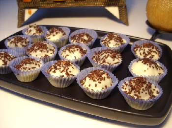 Boules d'amandes au goût de nescafé