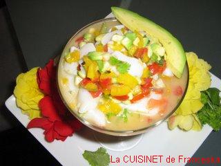 Ceviche de pétoncles